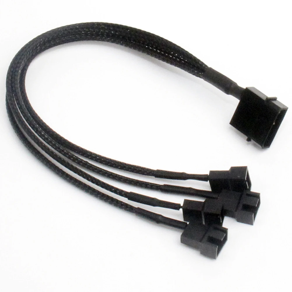 

Computer Fan One Point Four Turn Wiring HUB Large 4PIN To 3PIN / 4PIN Packet Network One Drag Four Expansion Lines