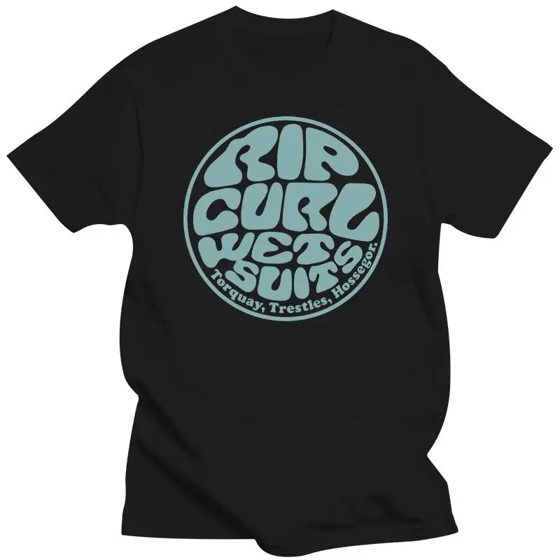 

Мужская одежда Rip Tee Curl Wetty Land, футболка-древесный уголь, Хезер, унисекс, размер S-3XL