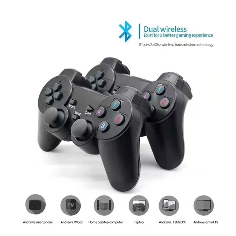 

Players 2.4G Wireless Game Gamepad Controller For Android TV gameBox For PC Joysticks Suitable for game console 4 player game