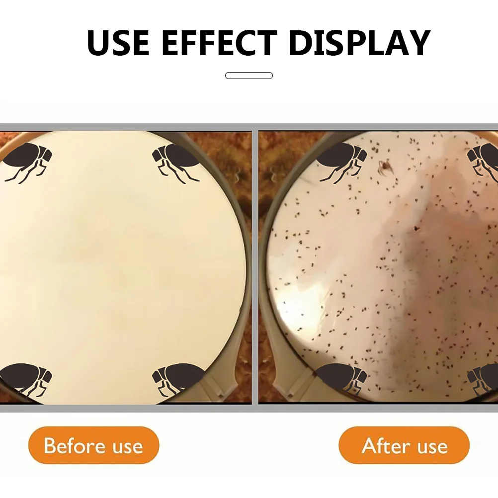 Ловушка от блох с липкой подушечкой приятная для домашних животных легкая