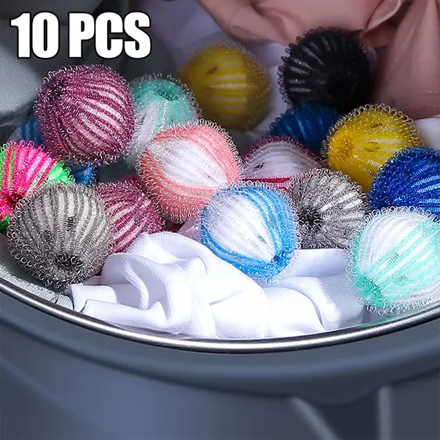 

2022NEW Magical Washing Machine Hair Remover Laundry Ball Clothes Personal Care Cleaning Ball Grabs Fuzz Hair Random Color