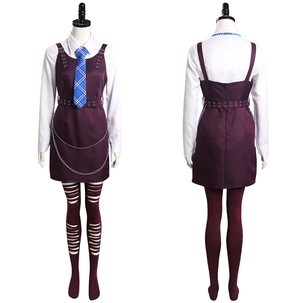 

Костюм для косплея Monster High Frankie Stein, костюм для косплея, наряды на Хэллоуин, карнавальный костюм