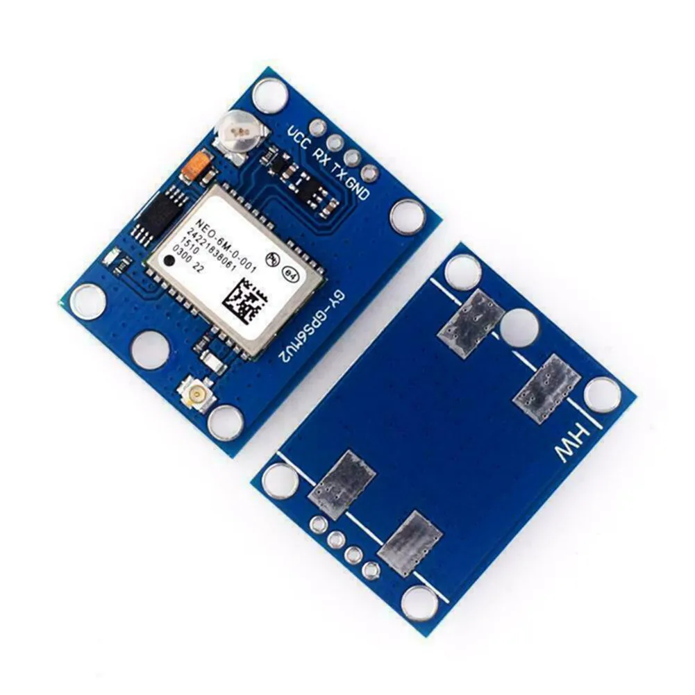 

GPS NEO-6M 3V-5V Power Supply Universal With Antenna For Arduino Flight Control Module GY-GPS6MV2 With LED Signal Indicator