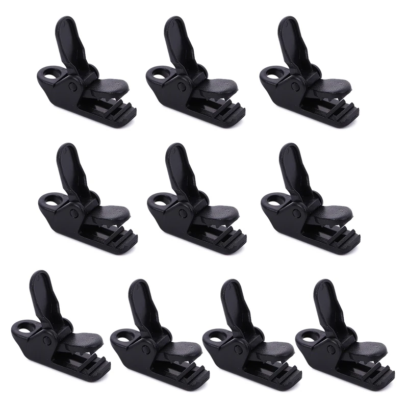 

Y1UC 10 Pcs Tent Awning Canopy Clamps Heavy Duty Lock Grip Clamps Camping Tarps Canvas Clips Snap Gripper Caravan Jaw Grips