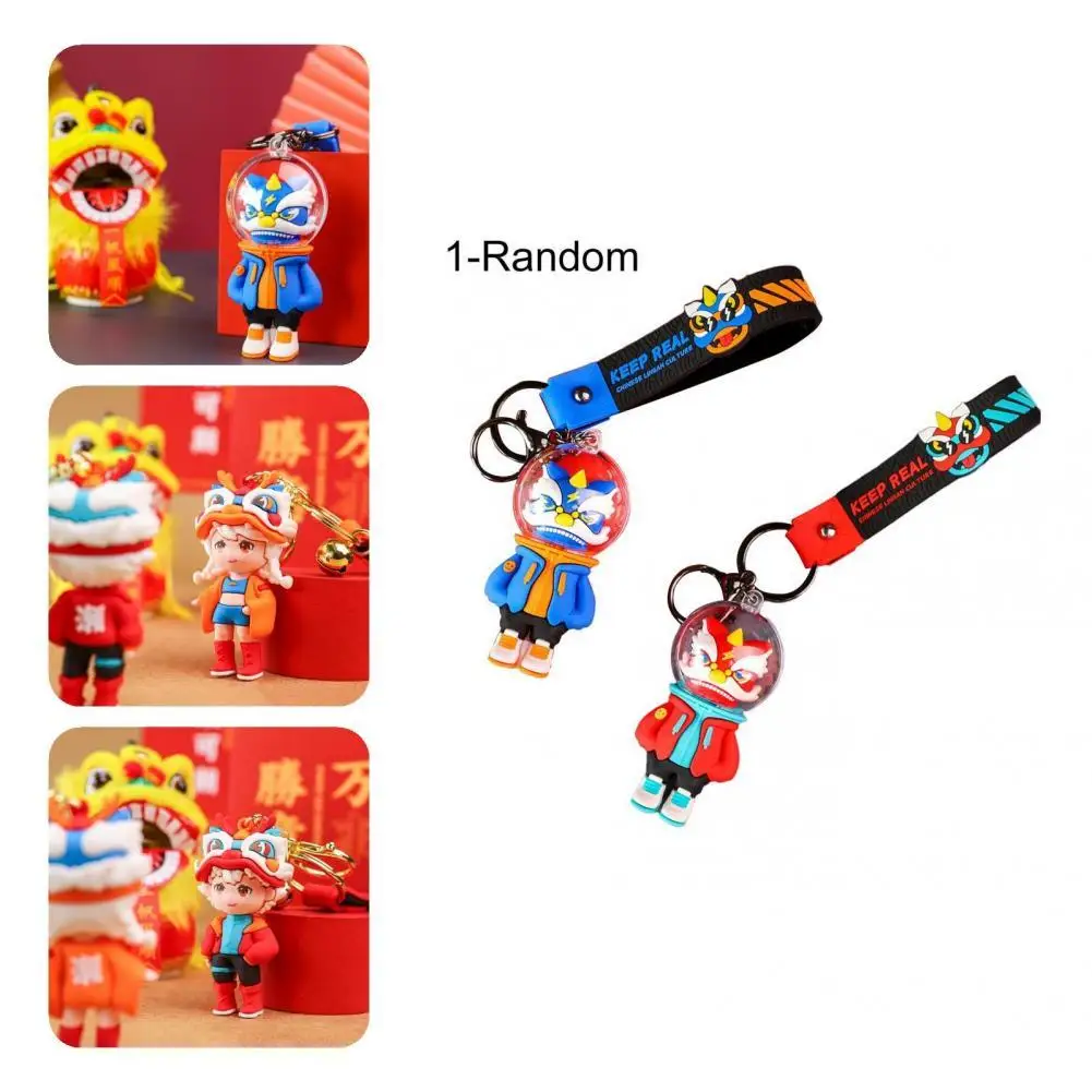

Practicability Long Lasting Chinese Amulet Tiger Keyring Pendant for Home