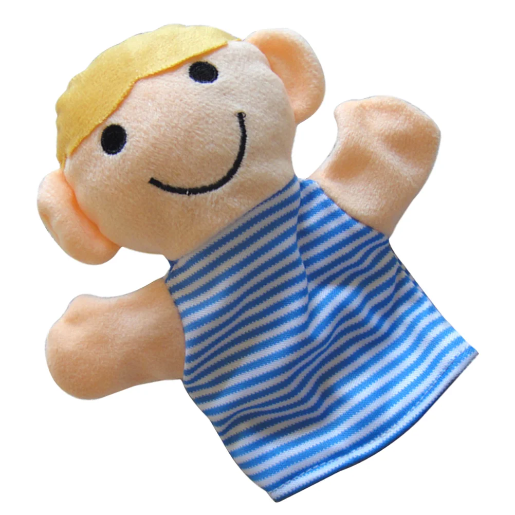 

1pc Hand Puppets Cartoon Adorable Family Hand Doll Storytelling Hand Puppets