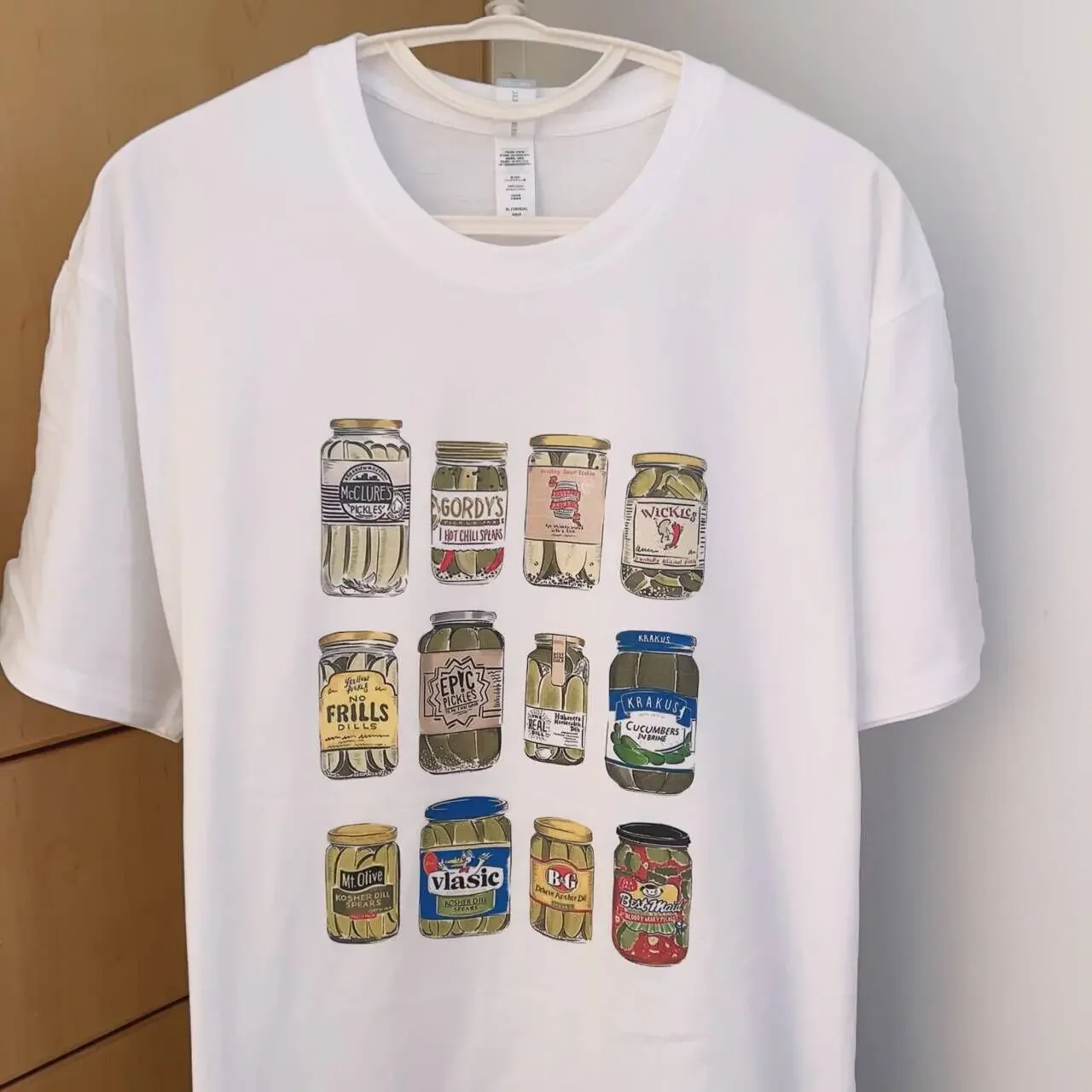 Винтажная футбольная футболка с принтом консервированных помидоров