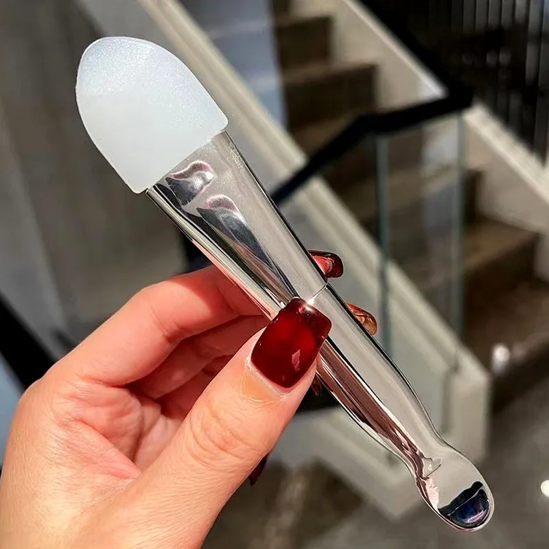 Face Mask Brush Flat Soft Hair Facial Cleansing Skin Care Blender Foundation Applicator Concealer Brush Beauty Makeup Tool