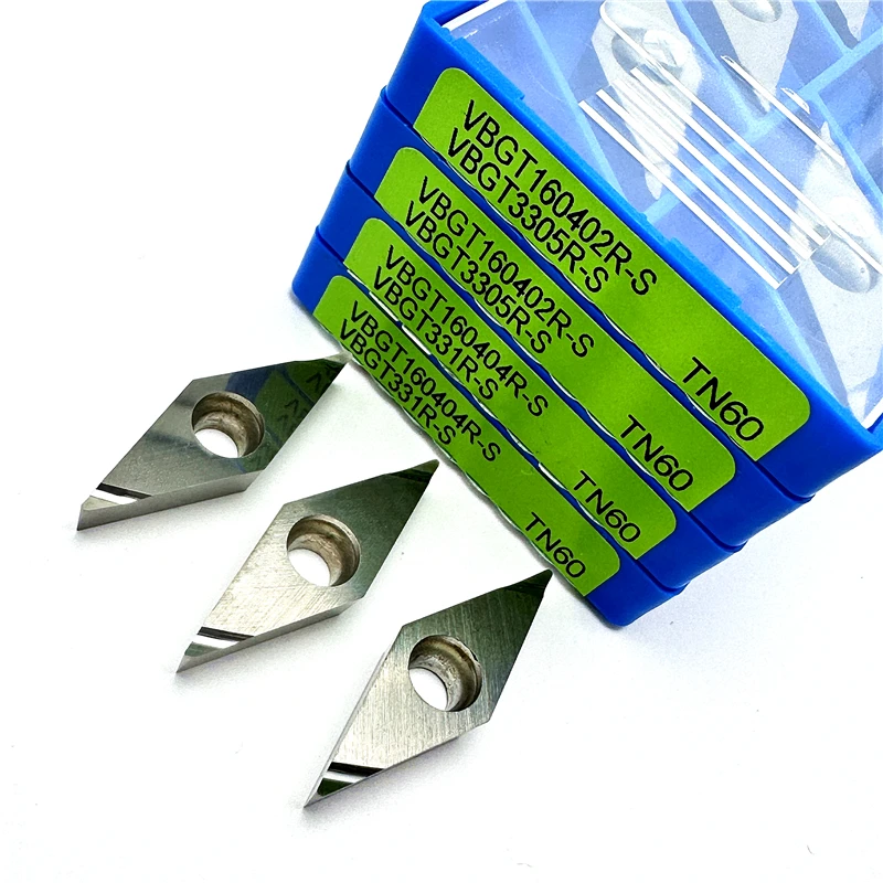 

VBGT160402 VBGT160404 TN60 керамический внешний токарный инструмент токарный станок с ЧПУ стальная обработка Kyocera оригинальная вставка тонкий шлифовальный инструмент