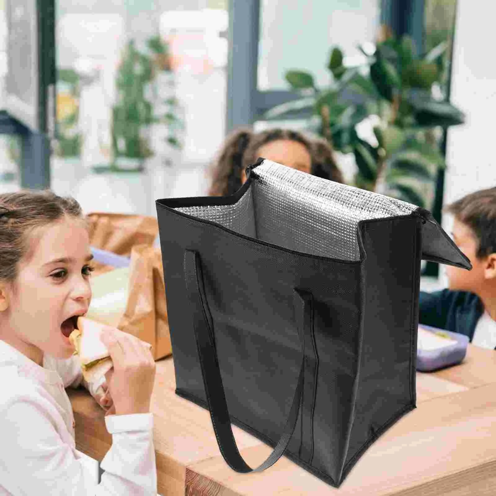 

Portable Food Carrying Bag Convenient Thermal Food Bag Delivery Use Food Insulated Pouch