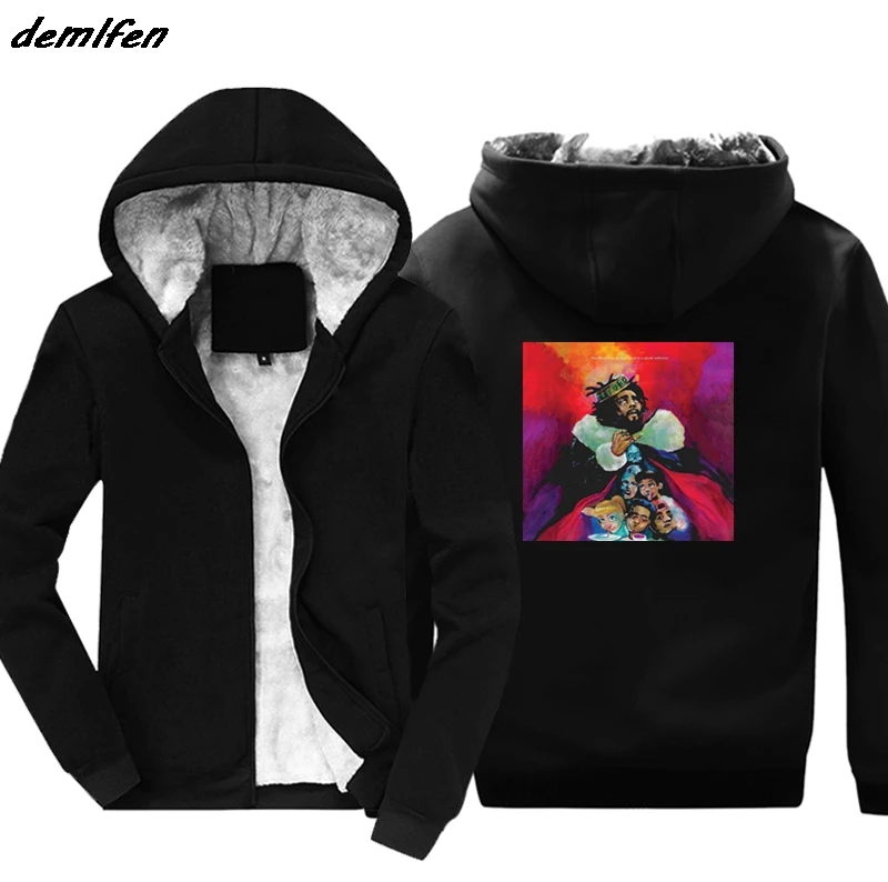 

Kod J Cole Drake Hip Hop Rap Music Migos Kendrick Trap Nas Dj Pump Sweatshirt Hot winter Men's Keep warm hoodies Fashion Jacket