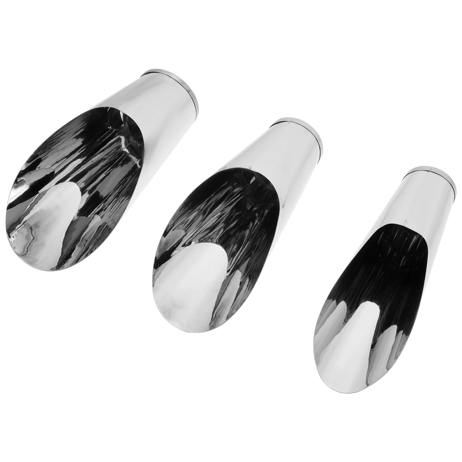 

3pcs Soil Scoops Stainless Steel Succulent Cultivation Bucket Gardening Tools