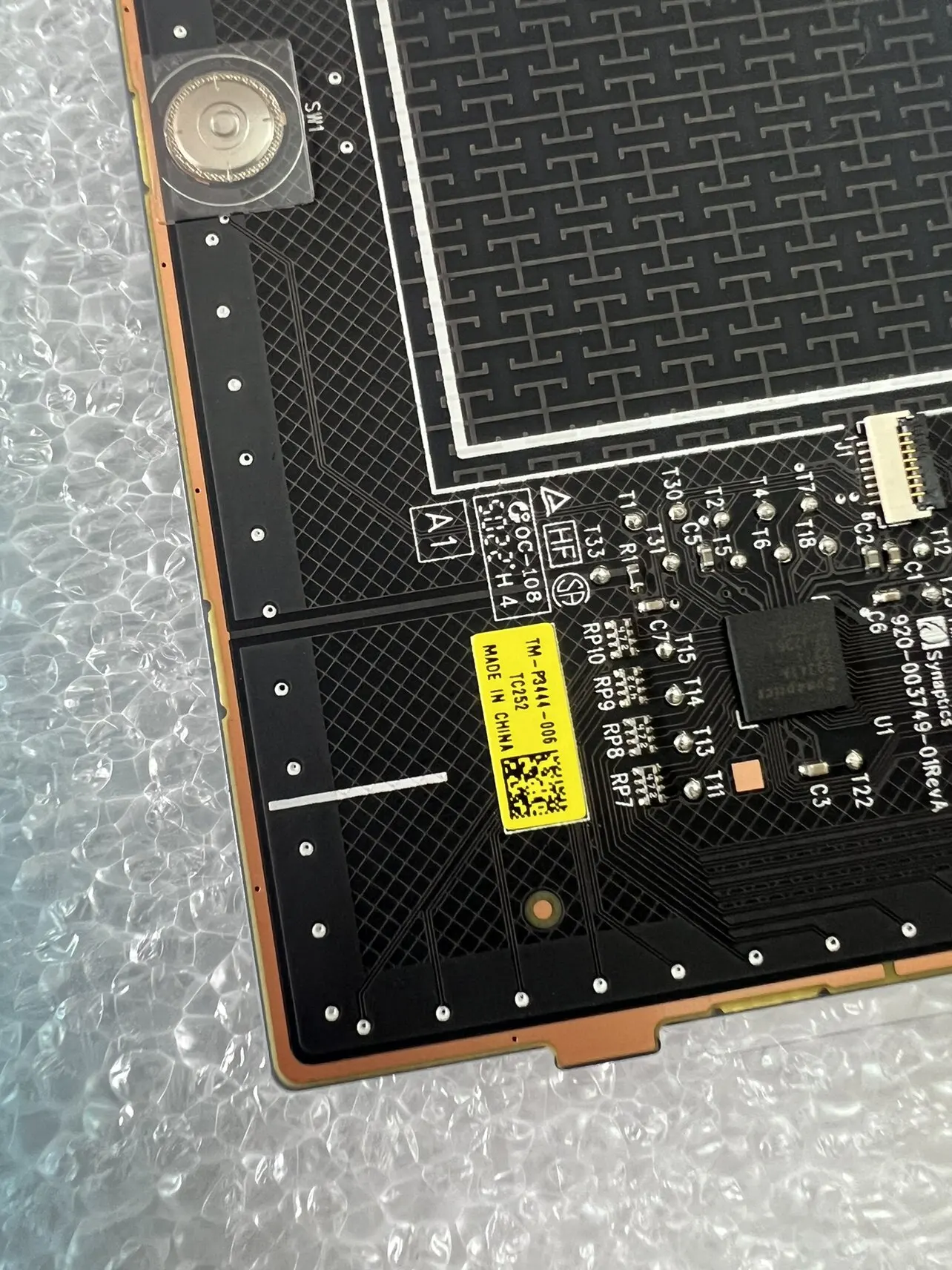 Фото Совершенно новая сенсорная панель для HP Elite Dragonfly G1 G2, плата мыши TM-P3444-006 №2