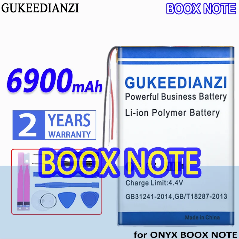 

New Bateria 6900mAh High Capacity Replacement Battery For ONYX BOOX NOTE Pro NOTE+ NOTE Plus High Quality Battery