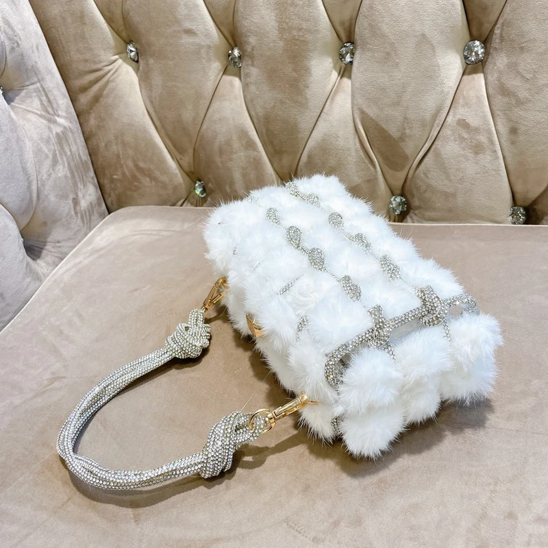 Женские плюшевые вечерние сумки для женщин Роскошные Дизайнерские Сумочки