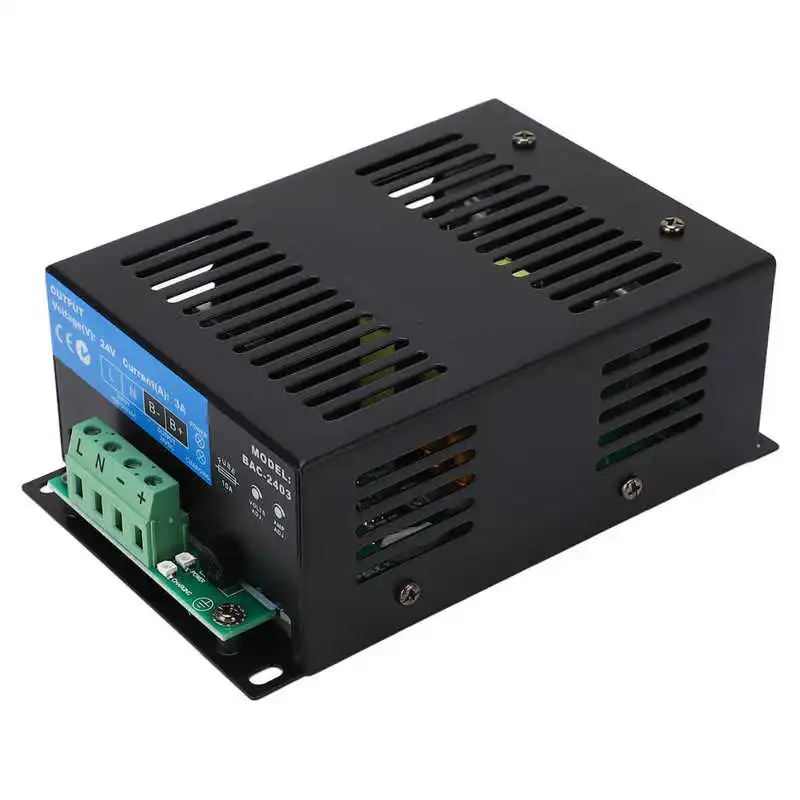 

Зарядное устройство для аккумулятора, постоянный ток 24 В, 135 Вт, переменный ток 100 ‑ 280 В, вход, 2-фазное управление, дисплей, защита цепи, генератор, детали, аксессуары