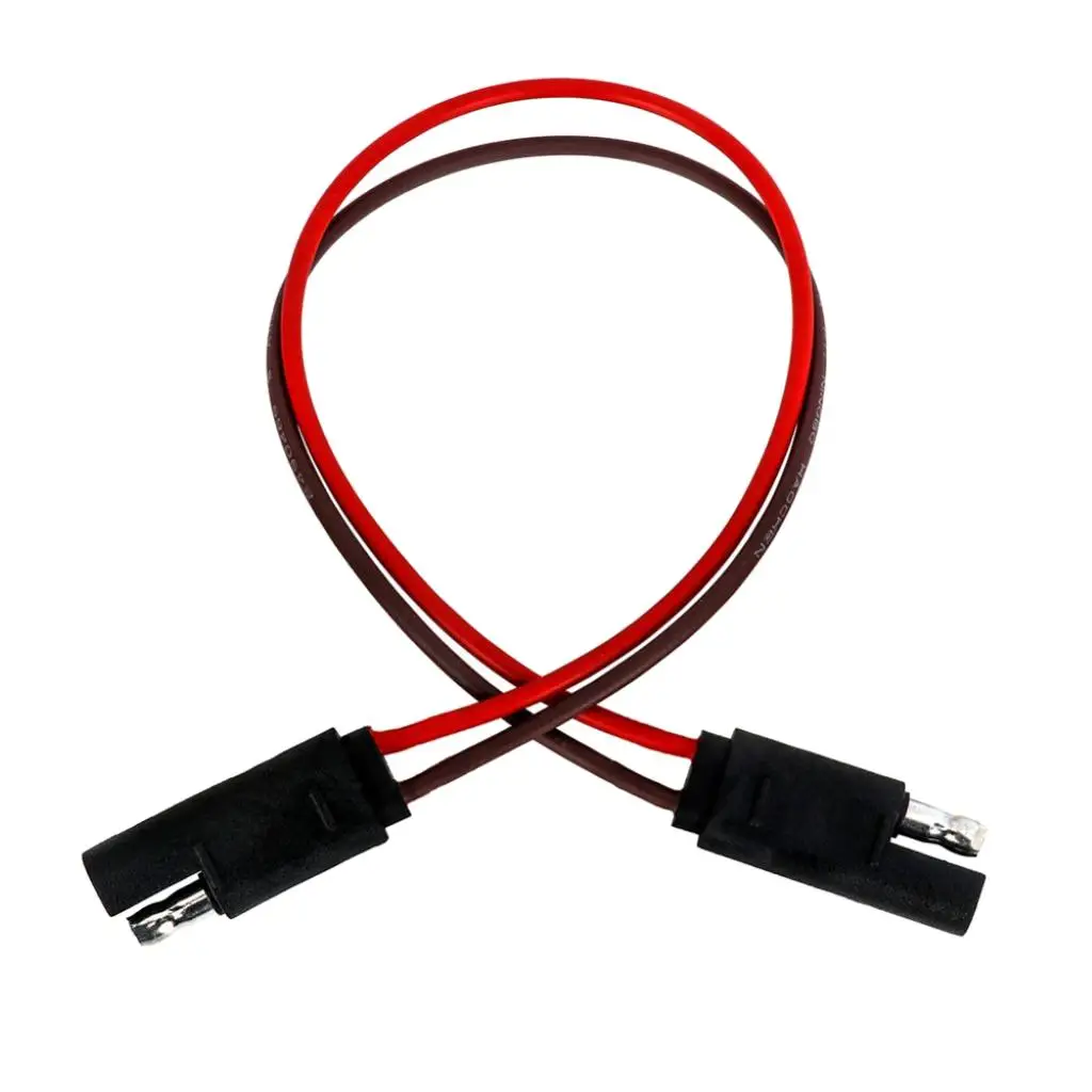 

Trailer Flat Plug 2 Pin Cable Trailer Connector​ 2x18AWG for Trailer Lights
