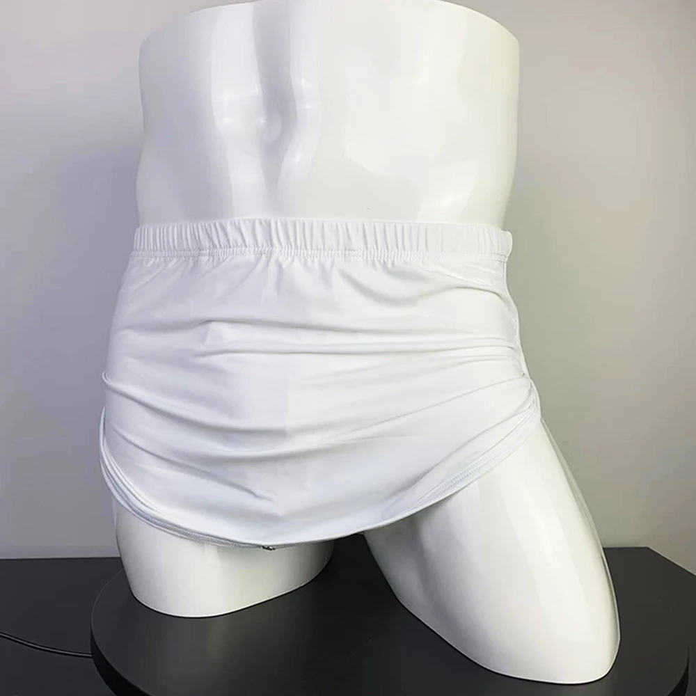 

Removeable Bugle Pouch Mens Soft Comfort Home Shorts Boxers Pants Sexy Underwear Briefs Trunks Breathable Underpants