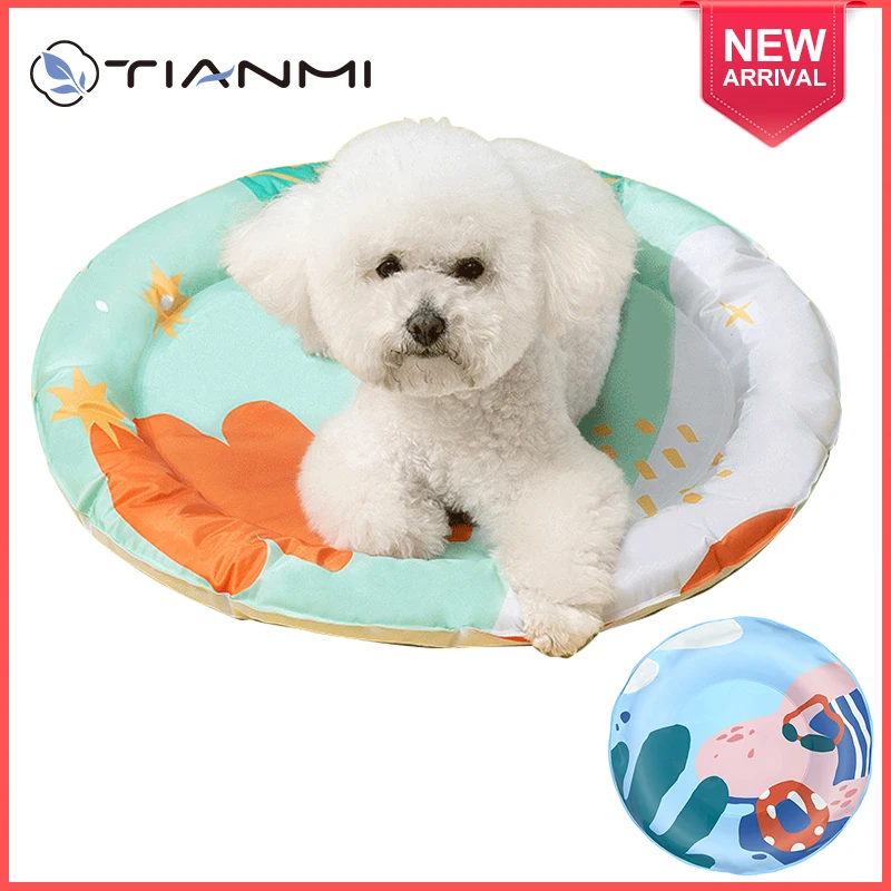

Охлаждающий коврик TIANMI для собак, летние с мягкой подкладкой мат для домашних животных, устойчивый к укусам, водонепроницаемый, впитывающий...