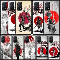 hot japanese anime samurai phone case for xiaomi redmi k40 pro 10 prime 10a 10c 10x 9 9a 9c 9t 8 8a 7 7a 6 6a s2 k30 k20 cover s