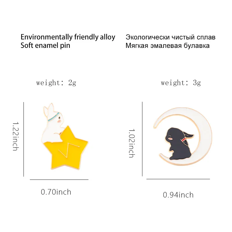 Модные Мультяшные значки для пар лучших друзей металлическая эмалированная