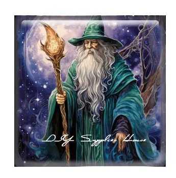 10 шт./лот готическая фиолетовая зеленая ведьма-волшебник квадратная фотография