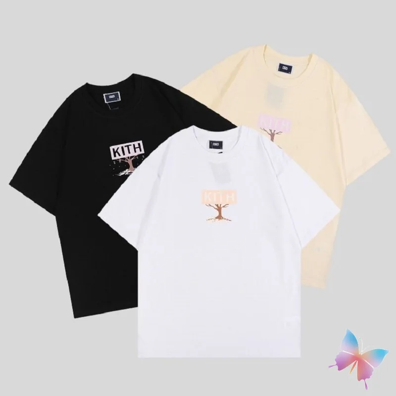 

KITH T-shirt Harajuku Style Casual Loose Men Women Cotton Oversized T Shirts