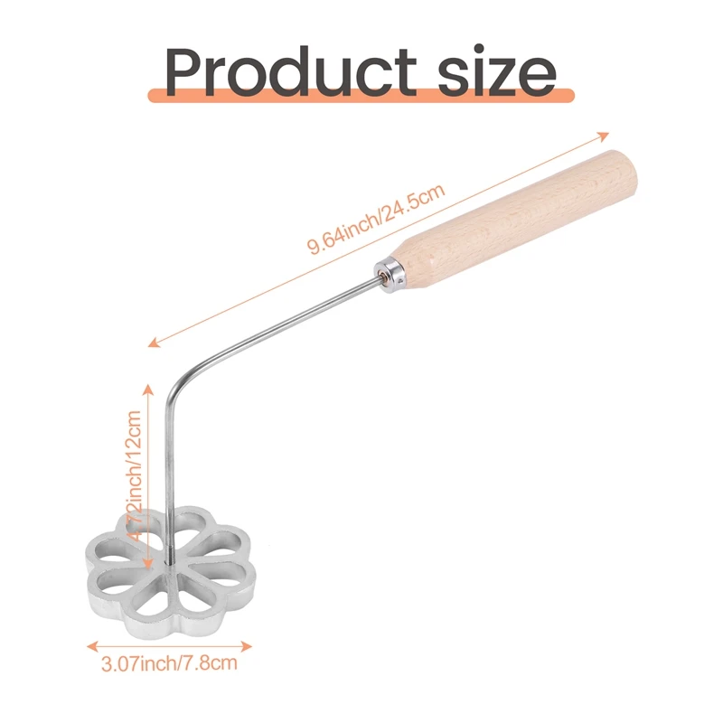 Розетка Timbale Железный набор Bunuelera с ручкой традиционный мексиканский
