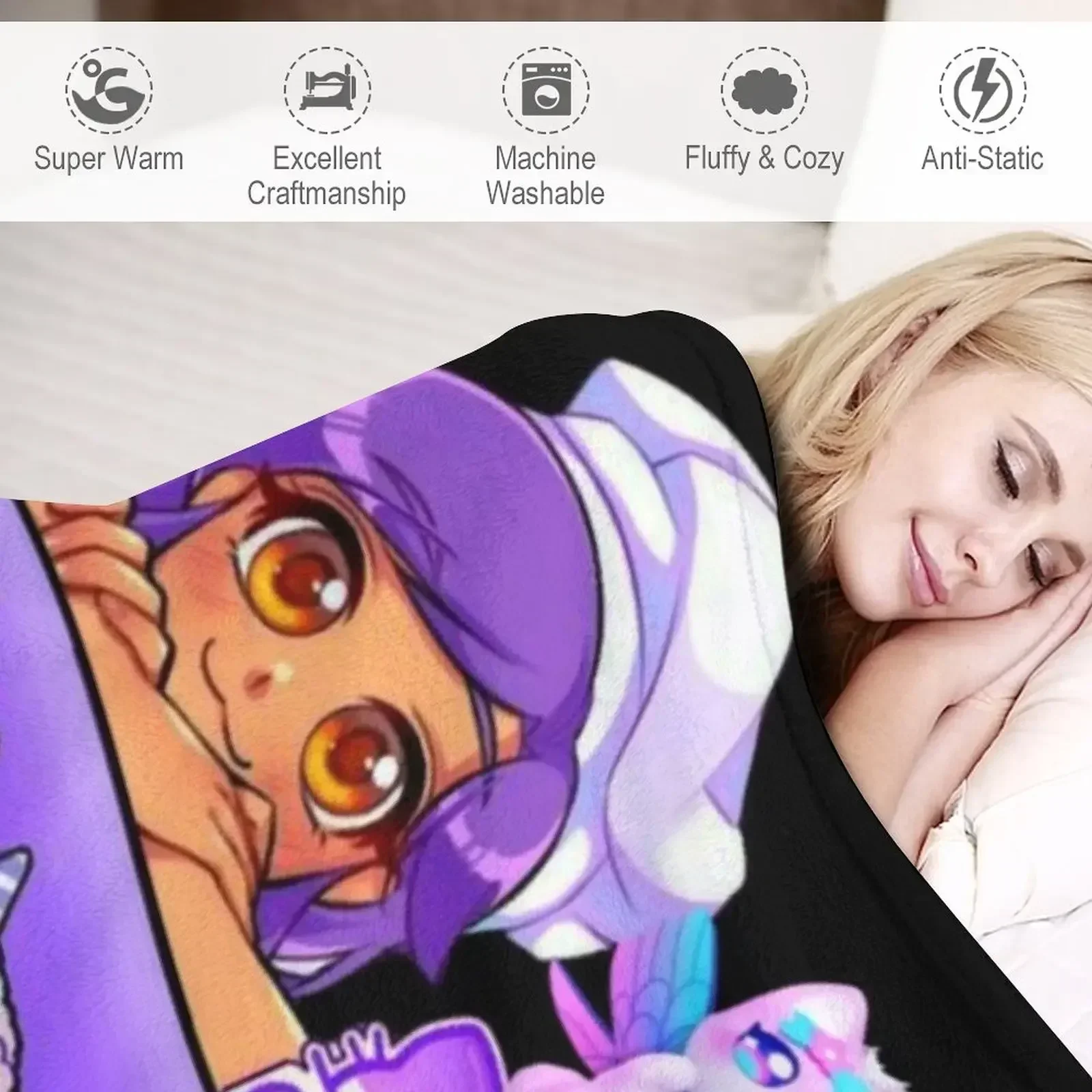 Aphmau Meow плюшевые аниме кошки пледы модные диваны пикник для детских одеял