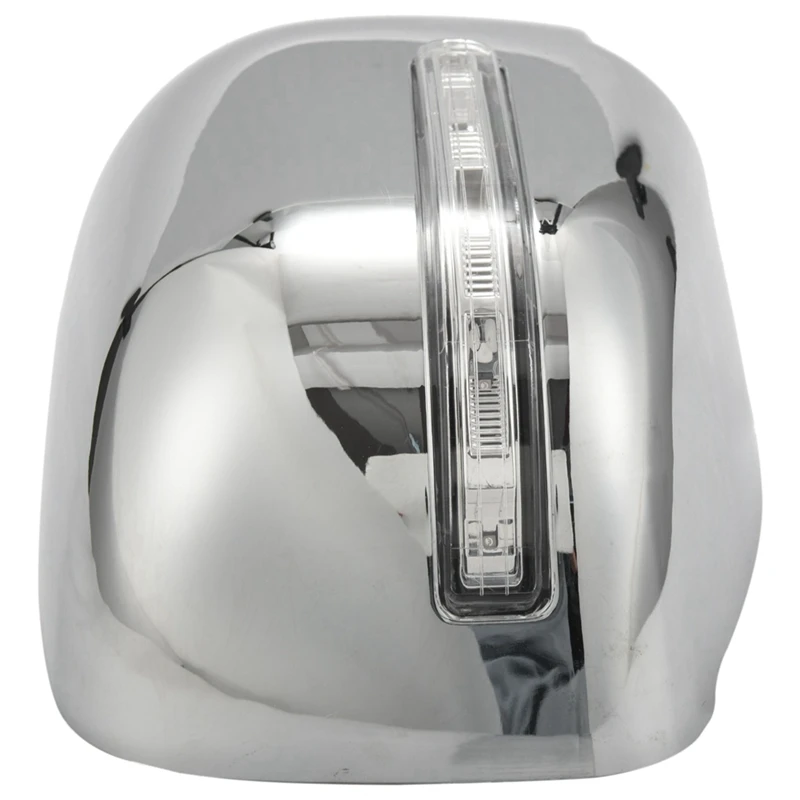 2 PCS Car Rearview Mirror Cover Door With LED ABS For Mitsubishi L200 Triton 2016-2019