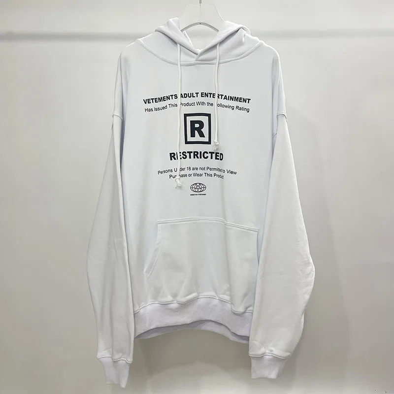 Свободный черный пуловер с капюшоном для мужчин и женщин хлопковый свитшот