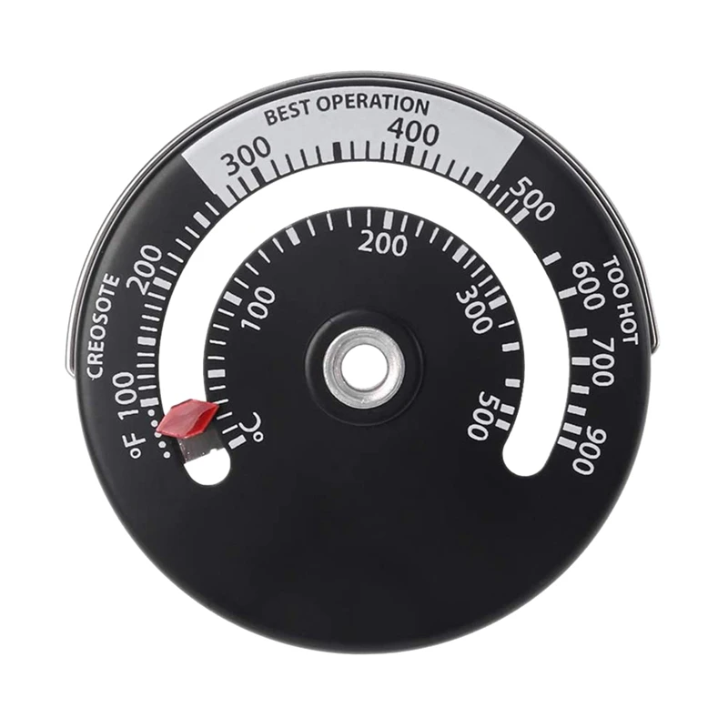 

Magnetic Stove Pipe Thermometer Fireplace Indicator Gauge Wood Stove Pipe Household Fireplace Temperature