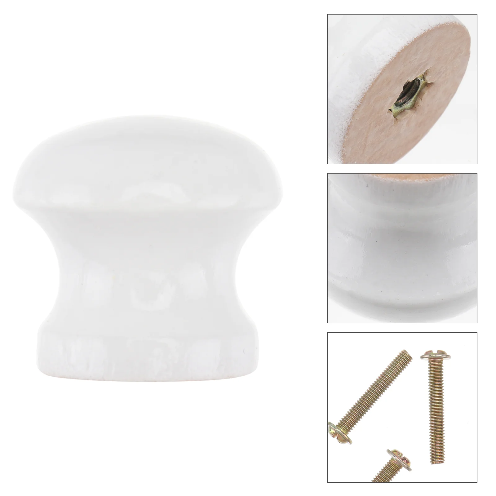 

10 Pcs Puller Handle Drawer Handle Wardrobe Knobs Cabinet Dresser Knobs Pulls Kitchen Cabinet Handles White Cabinet Knobs