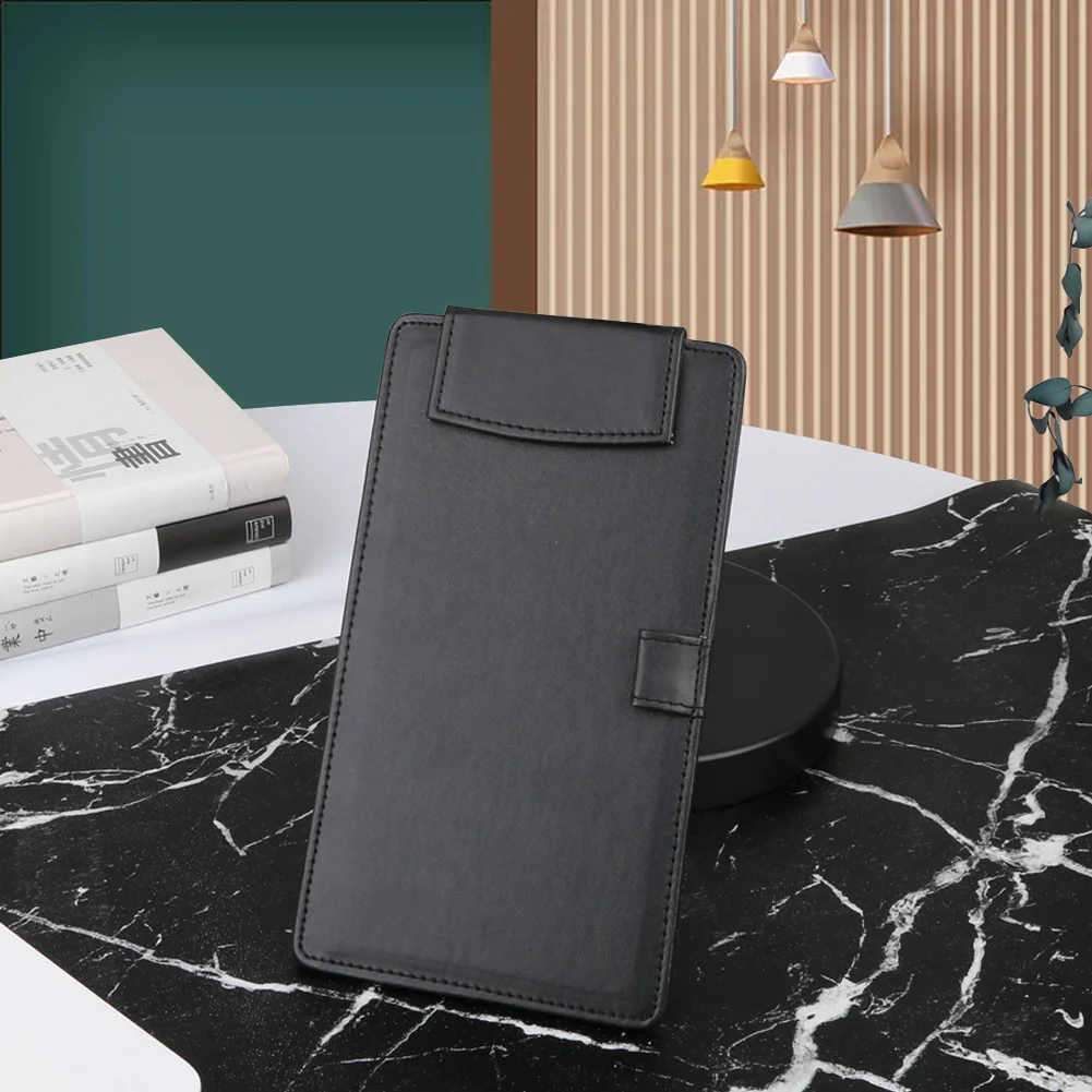 Брошюра для билетов в ресторане A6 блокнот письма Панель меню кожаный зажим