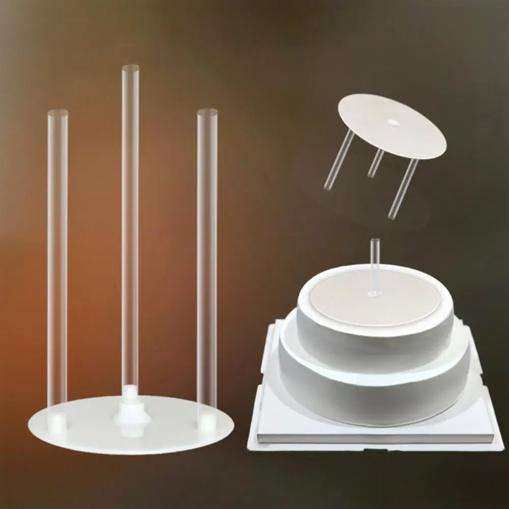

Cake Stand Practical Multi-layer Cake Support Frame Cake Stands Round Dessert Support Spacer Piling Bracket Kitchen DIY Cake Too