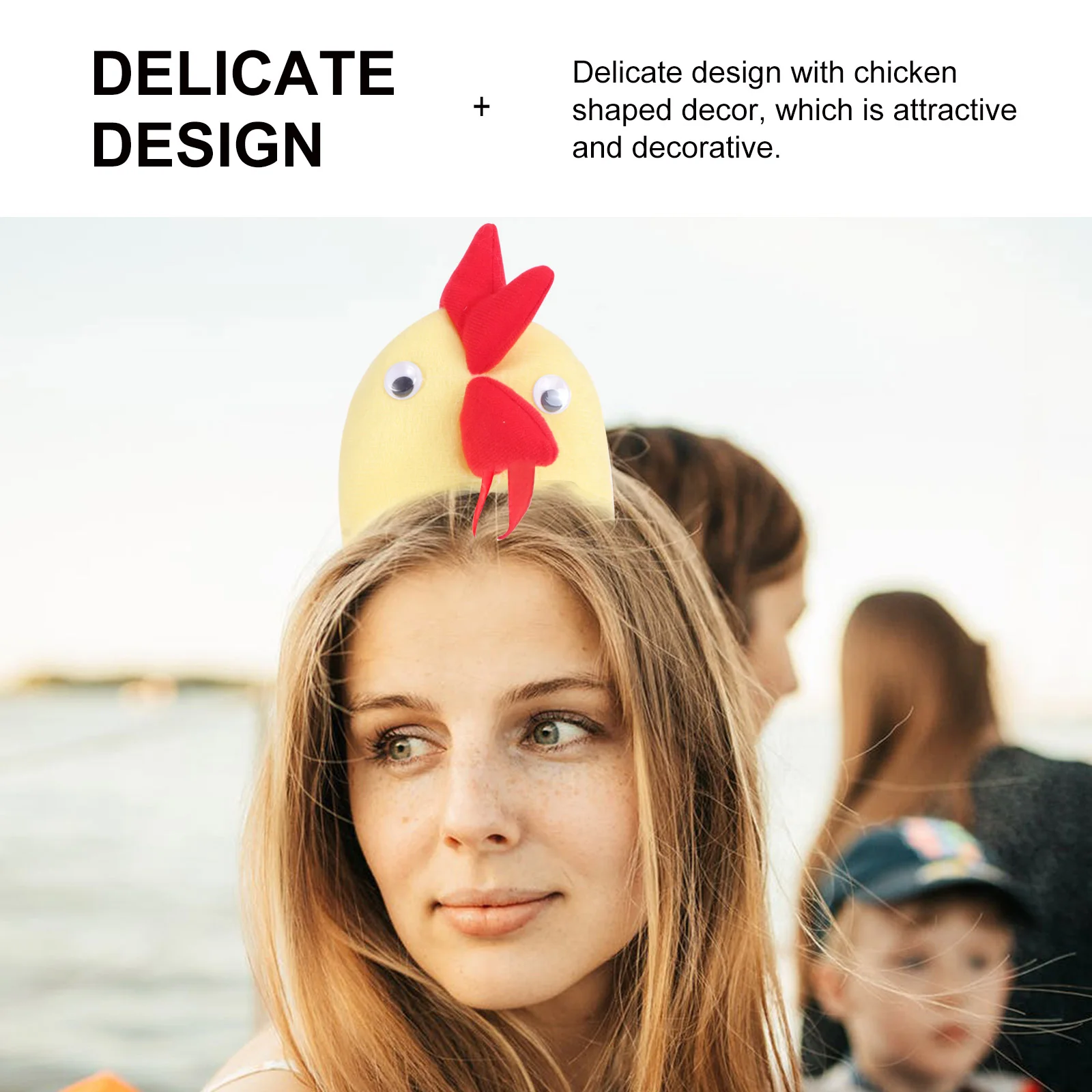 2 шт. повязка на голову с петухом аксессуары для волос макияж фестиваль головной