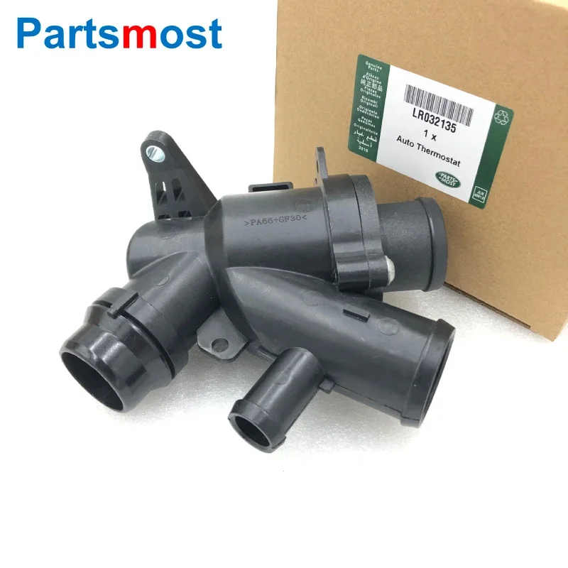 LR032135 LR035124 AJ812976 3.0 V6 5.0 V8 Petrol Coolant Thermostat Housing for LAND ROVER Discovery 4 Range Rover RR Sport Velar