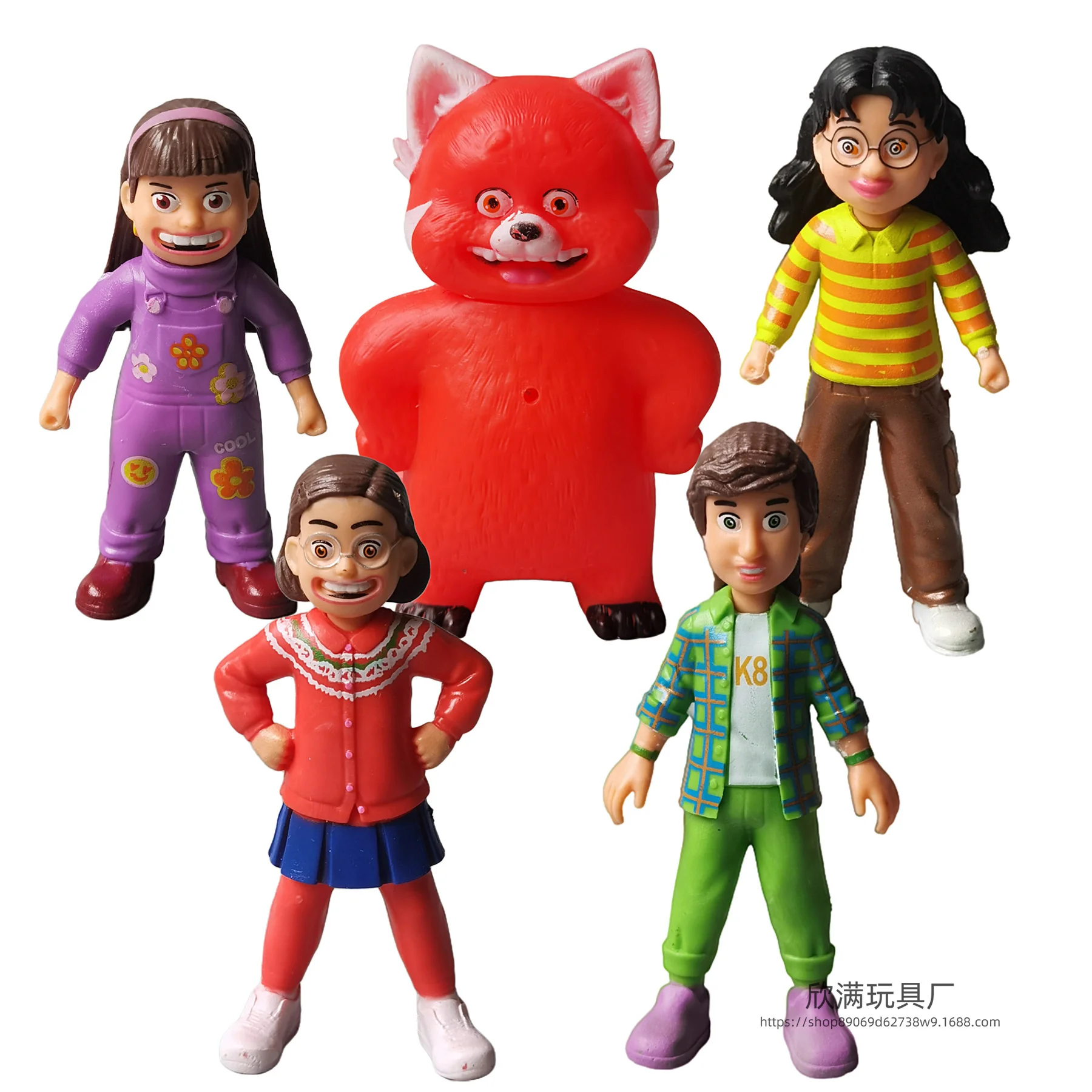 5 шт./набор детские игрушки в виде панды |