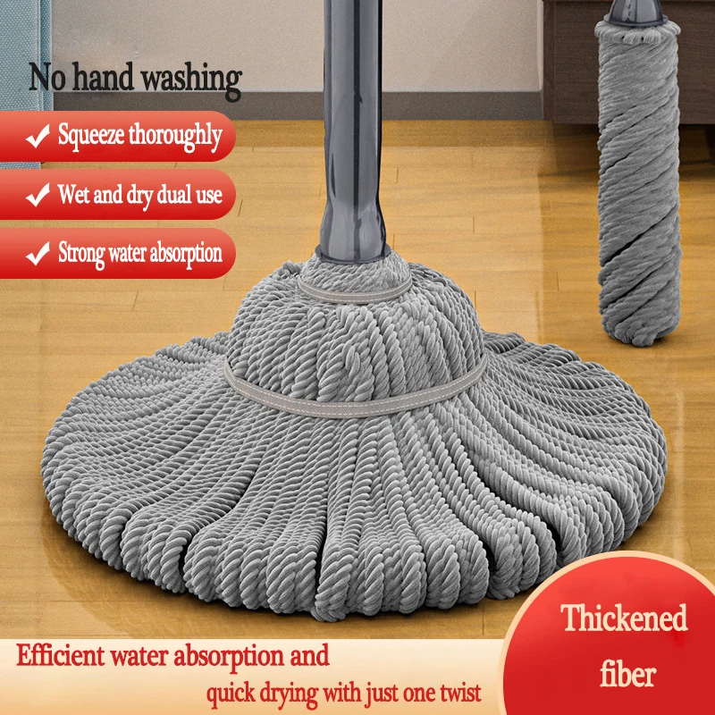 

Microfiber Spin Mop Living Room Bedroom Floor Long Handle Twist Dehydrating Hardwood Home Office Kitchen Cleaning 2023 New