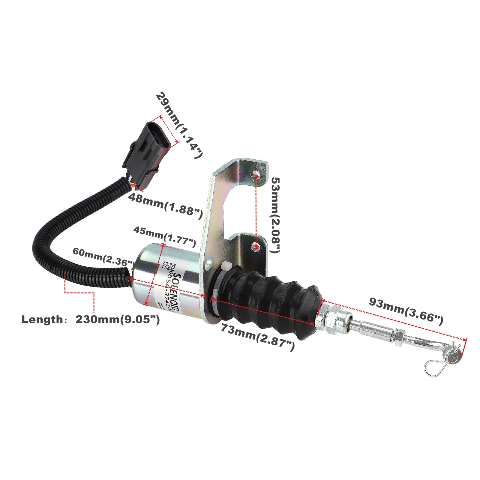 Фотоэлемент клапана 12 В/24 В фотоэлемент модели 1751ES 7-19007 совместим с двигателем Deutz
