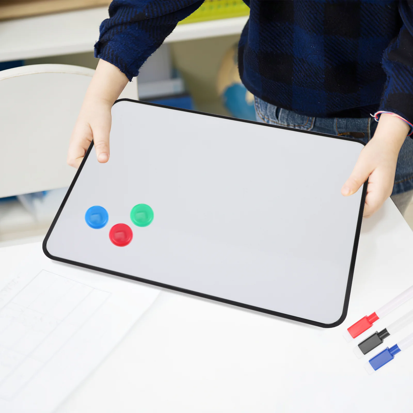 

Доска сухой стираемый белый бордсмол подвесной Детский Настенный холодильник рисунок мольберт A3 магнит для холодильника