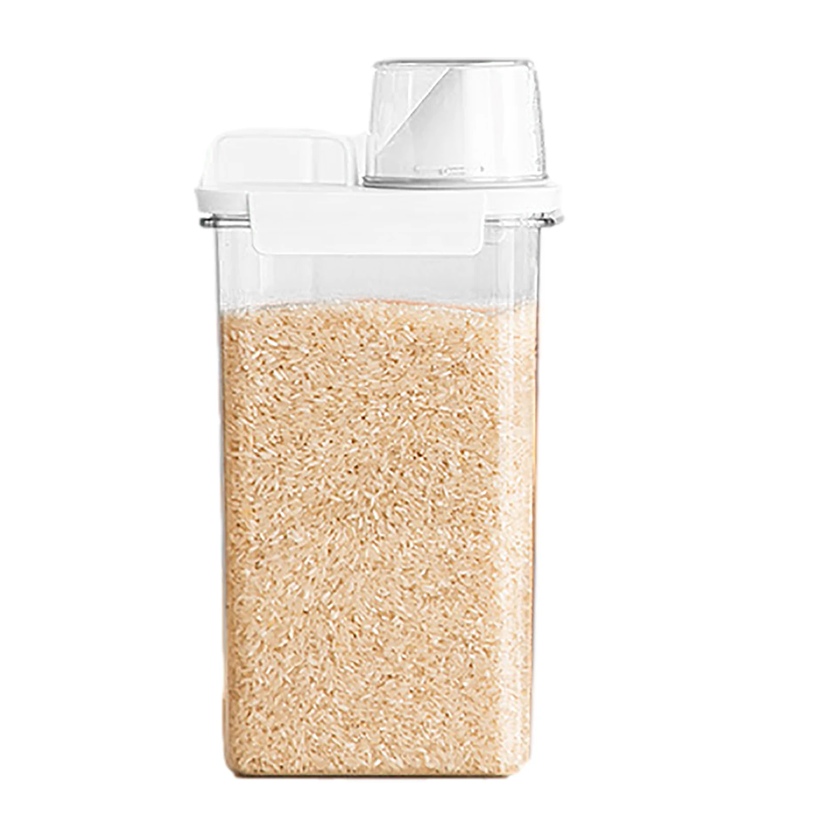 

Cereal Dispenser Rice Cereal Storage Container Kitchen Food Dispenser Storage Container For Grains Nuts Beans Rice