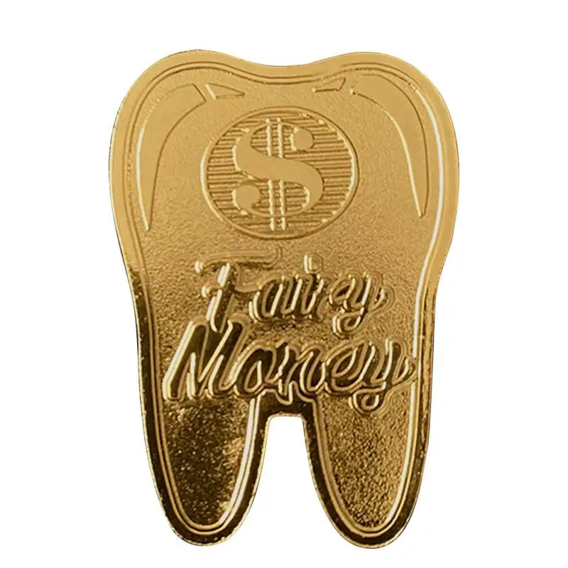 

Tooth Fairy Coins For Children Gold Plated Embossed Collectible Coins Commemorative Child Collection For Decoration Memory