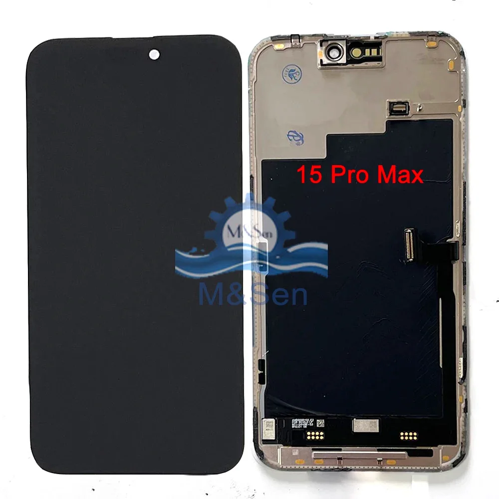 Real Original For Apple iPhone 15 Pro Max A2849 LCD Frame 15Pro A2848 Display Screen For Apple iPhone 15 Plus A3094 LCD A Tested - ТОП 100 товаров марта