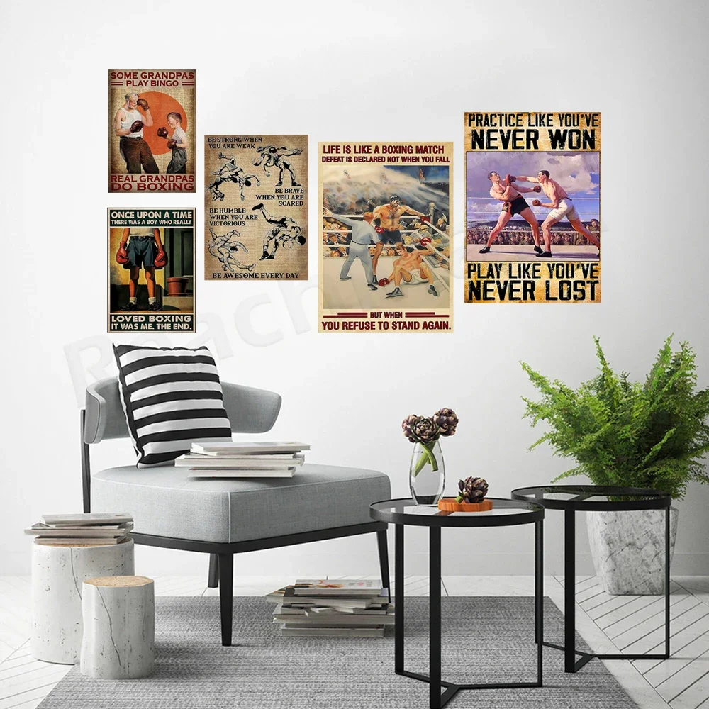 Wrestling - Be Awesome Every Day be Brave humble awesome плакат подарки для бокса жизнь такая как по боксу