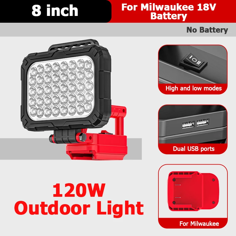 

Портативная светодиодная лампа Milwaukee белая