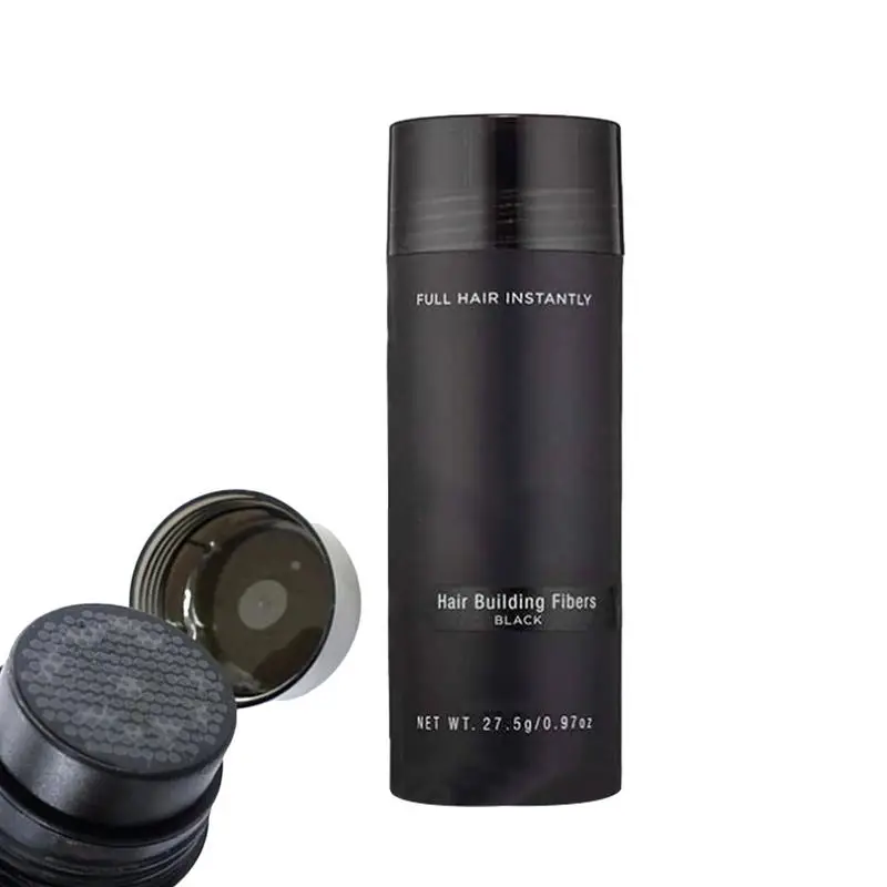 Фото Черно-коричневые тени для волос, пудра для наполнения волос, восстанавливающий консилер, наращивание волос, волокна, парик для роста волос, консилер, пудра №1