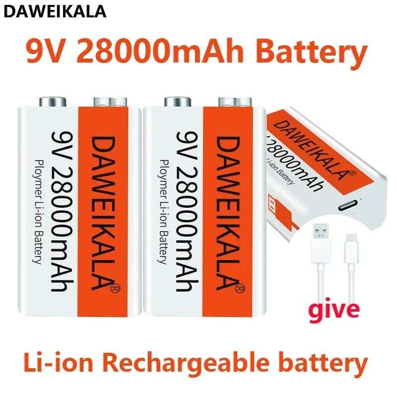 Литий-ионная аккумуляторная батарея 2024 9 в 28000 мАч
