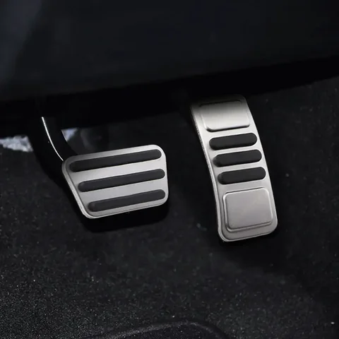 Автомобильные педали для Ford Mustang 2015-2022 газовая подставка для ног, подставка для ног, накладка на педаль, аксессуары для интерьера из нержавеющей стали