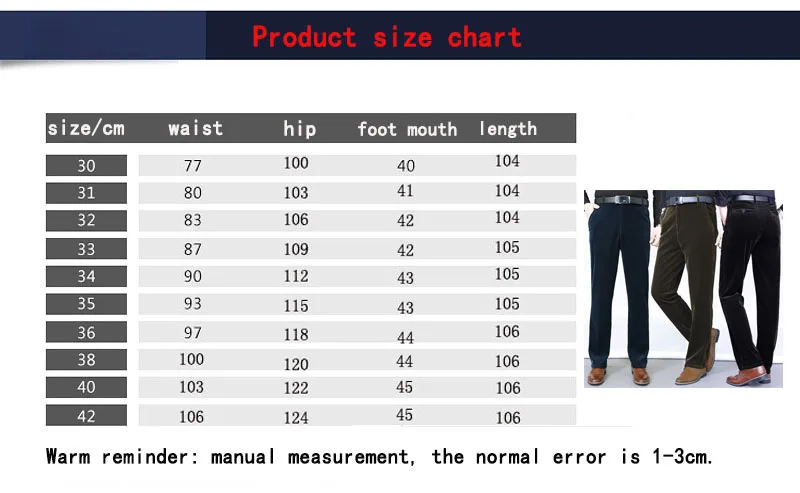 Men Striped Velvet Pants Spring Autumn Large Size Loose micro-elasticity Corduroy Casual Pants Middle-aged Men Straight Trousers images - 6
